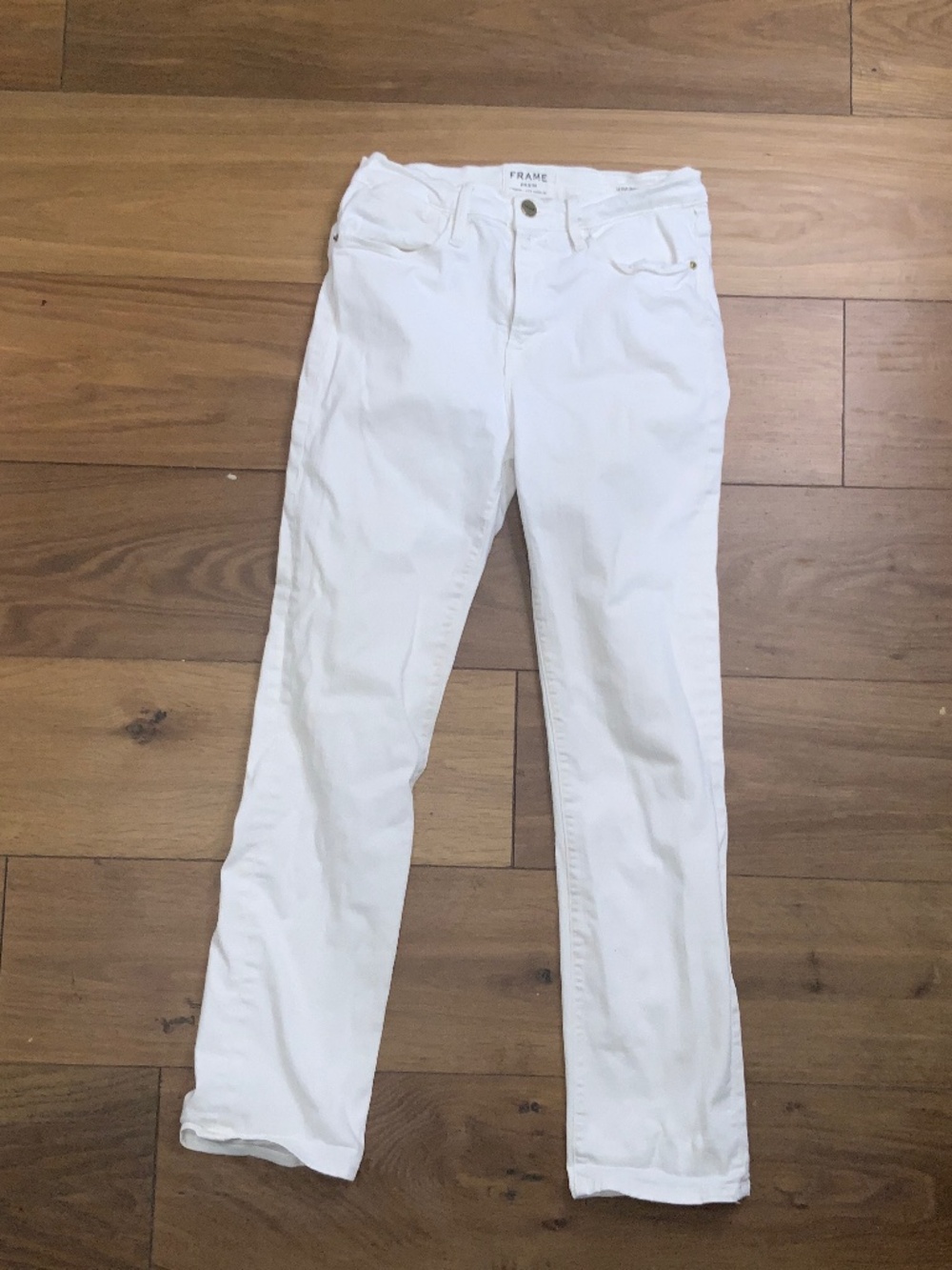 Rag & Bone “The Dre”  Aged Bright White Jeans